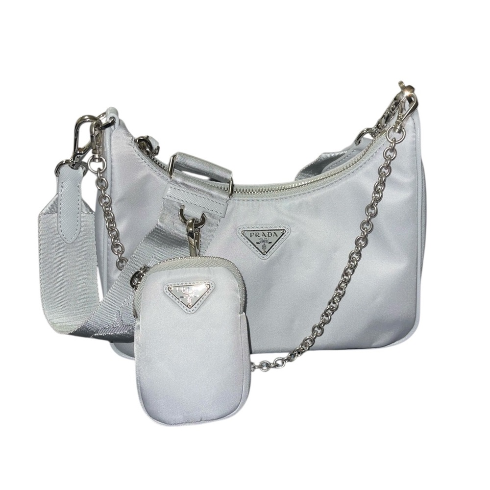 Prada Cornflower Blue Re-Edition 2005 Nylon Bag - Picture 2 of 6